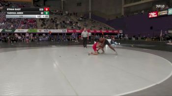 133 lbs Round 1 (16 Team) - Ethan Bast, St. Cloud State vs Yashua Amen, Maryville