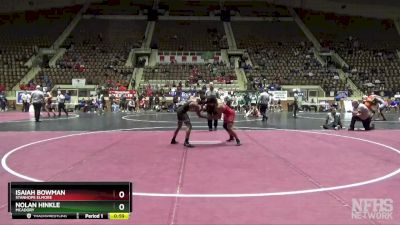 6A 126 lbs Cons. Round 3 - Nolan Hinkle, Mcadory vs Isaiah Bowman, Stanhope Elmore