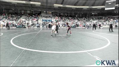 43 lbs Round Of 64 - Zayden Lewis, Team Nomad vs Walker Scheulen, Salina Wrestling Club