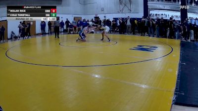 121 lbs Round Of 16 - Nolan Rice, Connellsville vs Cole Tunstall, Shaler Area