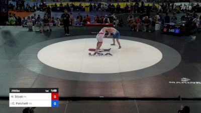 285 lbs Cons 32 #2 - Hunter Stoak, PA vs Corban Patchett, WA