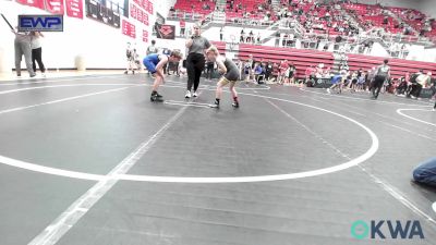 85 lbs Rr Rnd 5 - River Holcomb, Tecumseh Youth Wrestling vs Kardyn Prasch, Harrah Little League Wrestling