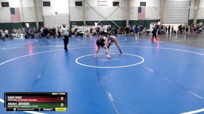 174 lbs Cons. Round 6 - Noah Jensen, Southwest Minnesota State vs Sam May, Western Wyoming College