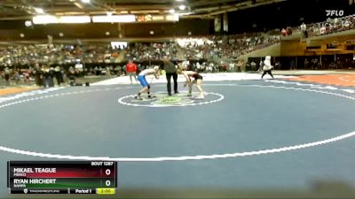 106 lbs Quarterfinal - Ryan Hirchert, Nampa vs Mikael Teague, Minico