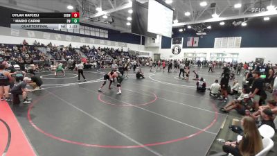 190 lbs Quarterfinal - Mario Carini, Poway Wrestling vs Dylan Natceli, Chaparral High School Wrestlin