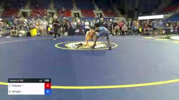 106 lbs Round Of 128 - Tanner Tishner, Indiana vs Caleb Wright, Alabama