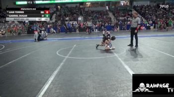 52 lbs Champ. Round 1 - Gabriel Dugan, Kansas YG vs Liam Torres, DC Wrestling Acad