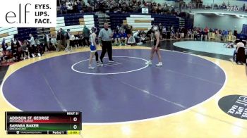 110 lbs. Champ. Round 1 - Addison St. George, Rockwood Summit vs Samara Baker, Lincoln East