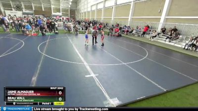 63 lbs Champ. Round 2 - Jaime Almaguer, Victory Wrestling-Central WA vs Beau Wall, Team Prestige Wrestling