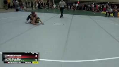 110 lbs Semifinal - Ethan Bergmann, Storm Wrestling Academy vs Jayden Tuquero, Holmen Viking Wrestling Club