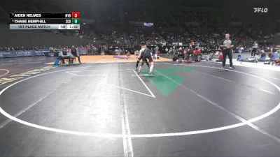 5A Boys 132 lbs 1st Place Match - Chase Hemphill, Crook County Boys vs Aiden Nelmes, Mountain View Boys