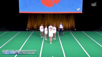 Clemson University - Kayla Tryniti Katie & Emily [2026 Girls 4 Group Stunt] 2026 UCA & UDA College Cheerleading and Dance Team National Championship