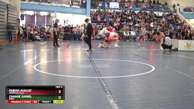 165 lbs Champ. Round 2 - Chanse Daniel, Rigby vs Fabian Avalos`, American Falls