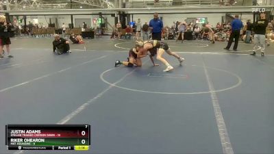 120 lbs Placement (4 Team) - Riker Ohearon, Mat Assassins vs Justin Adams, Steller Trained Crimson Dawn