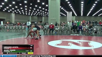 184 lbs Placement (4 Team) - Rozell Baker, McKendree vs Armando Acosta, Newberry