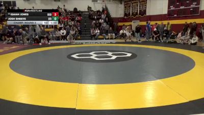 126 lbs Champ. Round 2 - Josh Sheets, St Francis Desales vs Isaiah Jones, Bixby