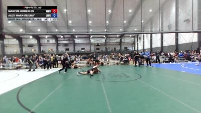 Junior FS - 165 lbs Cons. Semis - Alex Marx-Beierly, Juneau Youth Wrestling Club Inc. vs Marcus Gonzales, Auburn Area Wrestling Club