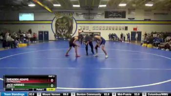 138 lbs Quarterfinal - Sheaden Adams, Columbus/WMU vs Jace Hannes, Fairfield