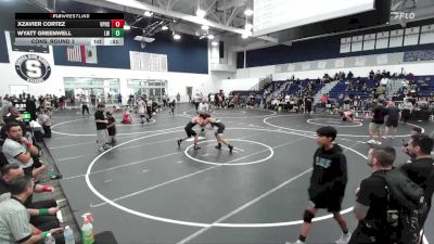 144 lbs Cons. Round 3 - Xzavier Cortez, Villa Park High School vs Wyatt Greenwell, Lancers WC