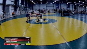 130 lbs Rd# 4- 2:00pm Friday Final Pool - Jaimon Mogard, Iowa Black vs Nolan Haggerty, Team Ohio