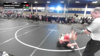 123 lbs Consi Of 8 #2 - Brandon Avila Ramos, Atc vs Logan Hayashi, Dethrone WC