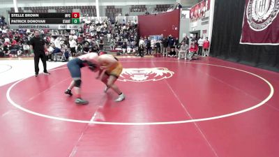 215 lbs Quarterfinal - Stelle Brown, Mt. Pisgah Christian vs Patrick Donovan, St. Anthony's