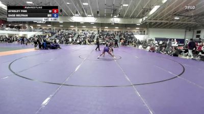 103 lbs Champ. Round 1 - Sage Beltran, Missouri Valley College vs Aynsley Fink, Ottawa University