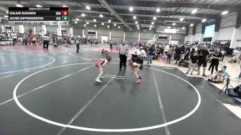72 lbs Semifinal - Kalani Barabin, Grindhouse WC vs Alyse Diffenderfer, California Grapplers