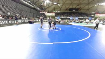 Boys 4A 215 lbs Cons. Round 5 - Brendan David, South Kitsap vs William Jackson, Gonzaga Prep