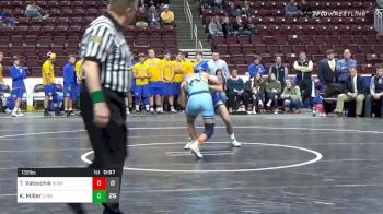 132 lbs Consolation - Trent Valovchik, Burrell Hs vs Kaleb Miller, Chestnut Ridge Hs