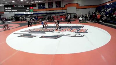 184 lbs Champ. Round 1 - Austin Brass, Messiah College vs Cal Ries, Wisconsin - Platteville