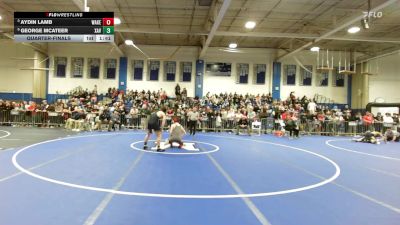 132 lbs Quarterfinal - Aydin Lamb, Wakefield vs George McAteer, Xaverian