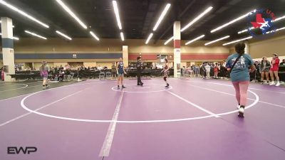 95 lbs Quarterfinal - Malaya Flores, Jflo Trained vs Nazeyah Pina, Borger Wrestling Club