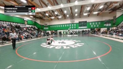 157 lbs Cons. Round 2 - Trevin Beal, Pinedale vs Porter Blau, Lovell