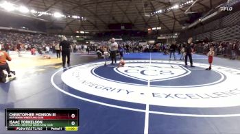 38-41 lbs 3rd Place Match - Isaac Torkelson, Cascade Christian Wrestling Club vs Christopher Monson Iii, Mat Demon Wrestling Club