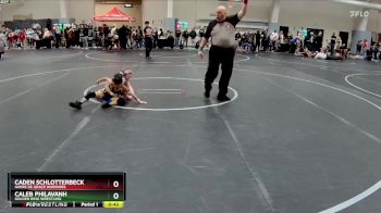 50 lbs Cons. Round 2 - Caleb Philavanh, Golden Ring Wrestling vs Caden Schlotterbeck, Havre De Grace Warriors