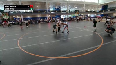 138 lbs Quarterfinal - Miles Loney, Unattached vs Vinny DiVello, Skyline