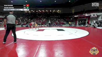 157 lbs Finals (8 Team) - Evan Moore, TUTTLE vs Shane Bethel, BRISTOW