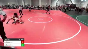 132 lbs Round Of 32 - Alan Casey, Oakdale vs Akbar Zamani, Thunder WC