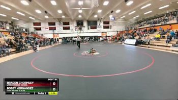 77 lbs Round 1 - Bobby Hernandez, Cody Middle School vs Braden Ghormley, Lander Middle School