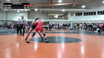 120 lbs Champ. Round 3 - Ella Hart, Grove City High School vs Abbi Noel, Delaware Hayes