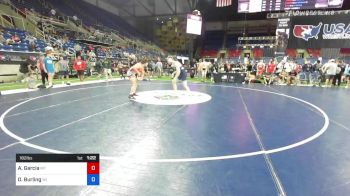 182 lbs Cons 32 #2 - Anthony Garcia, Montana vs Owen Burling, Wisconsin