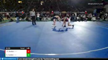 3A 120 lbs Quarterfinal - Fabian Avalos, American Falls vs Stryker Huston, Timberlake