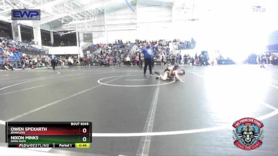 73 lbs Cons. Round 3 - Nixon Minks, Open Mats vs Owen Spexarth, Brawlers