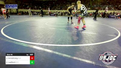 285 lbs Semifinal - Jaxtyn Armstrong, Plainview Youth Wrestling Club vs Creek Ledford, Standfast