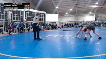 125 lbs Champ. Round 3 - Kendyll Salyer, Seneca East High School vs Liberty Johnson, Clermont Northeastern High School