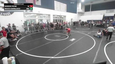 126 lbs Cons. Round 1 - Dawson Payne, Petersons Grapplers vs Rocco Castellucci, Huntington Beach High School