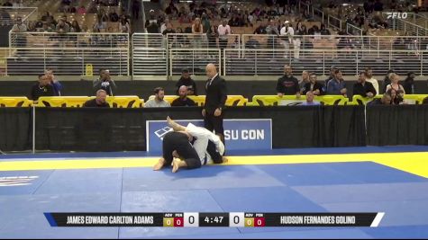 Hudson Fernandes Golino vs James Edward Carlton Adams 2025 Pan Jiu Jitsu IBJJF Championship