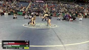 4A 126 lbs Cons. Round 3 - Alexander Rodriguez, Cardinal Gibbons vs Justin Travers, Pinecrest