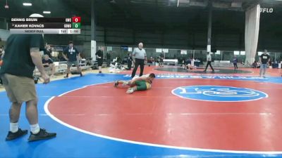 126 lbs Semifinal - Dennis Bruin, Grizzly Wrestling Club vs Xavier Kovacs, Great Bridge Wrestling Club